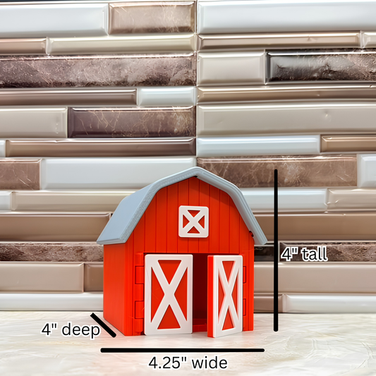 Red Barn Playhouse - Cozy Critter Barn