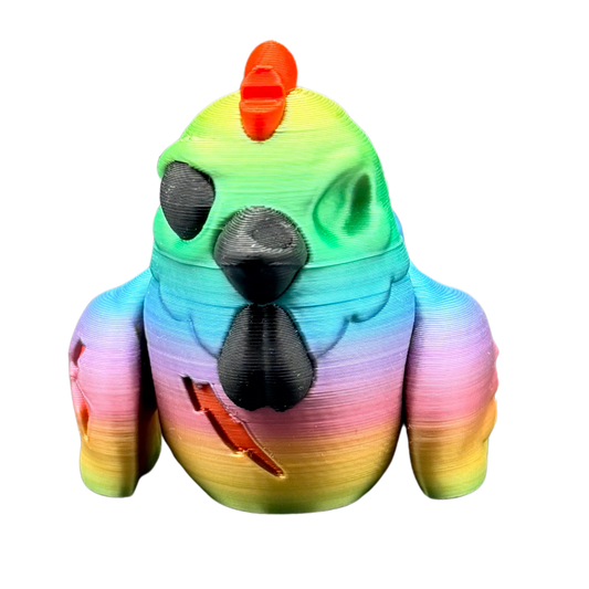 Rainbow Zombie Chicken