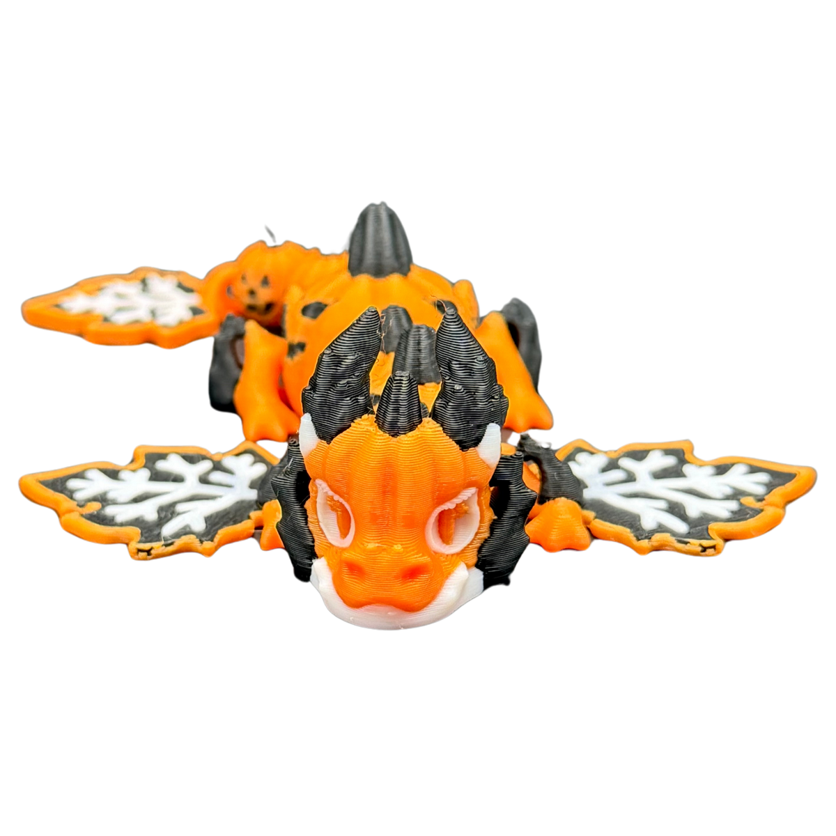 Jack-O'-Lantern Wyvern - Orange & Black