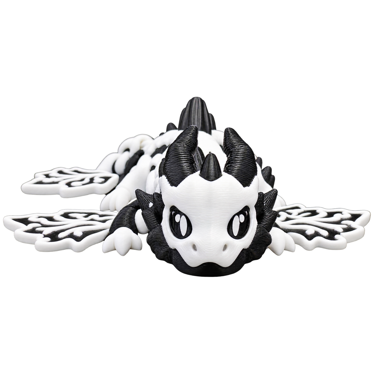 Jack-O'-Lantern Wyvern - White & Black