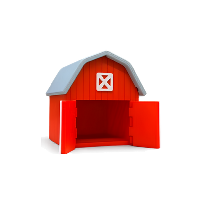 Red Barn Playhouse - Cozy Critter Barn