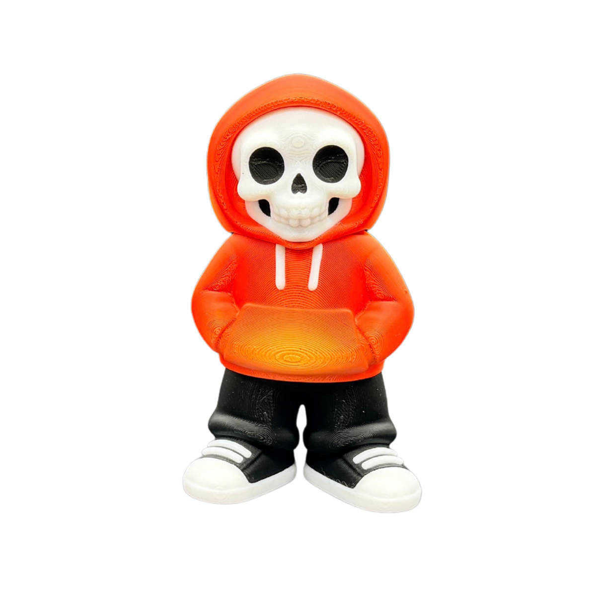 Street Skelly – 3D Printed Skeleton in a Hoodie