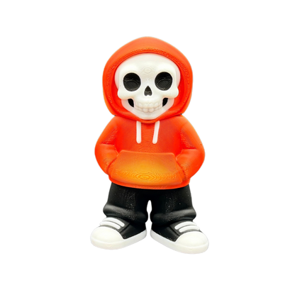 Street Skelly – 3D Printed Skeleton in a Hoodie