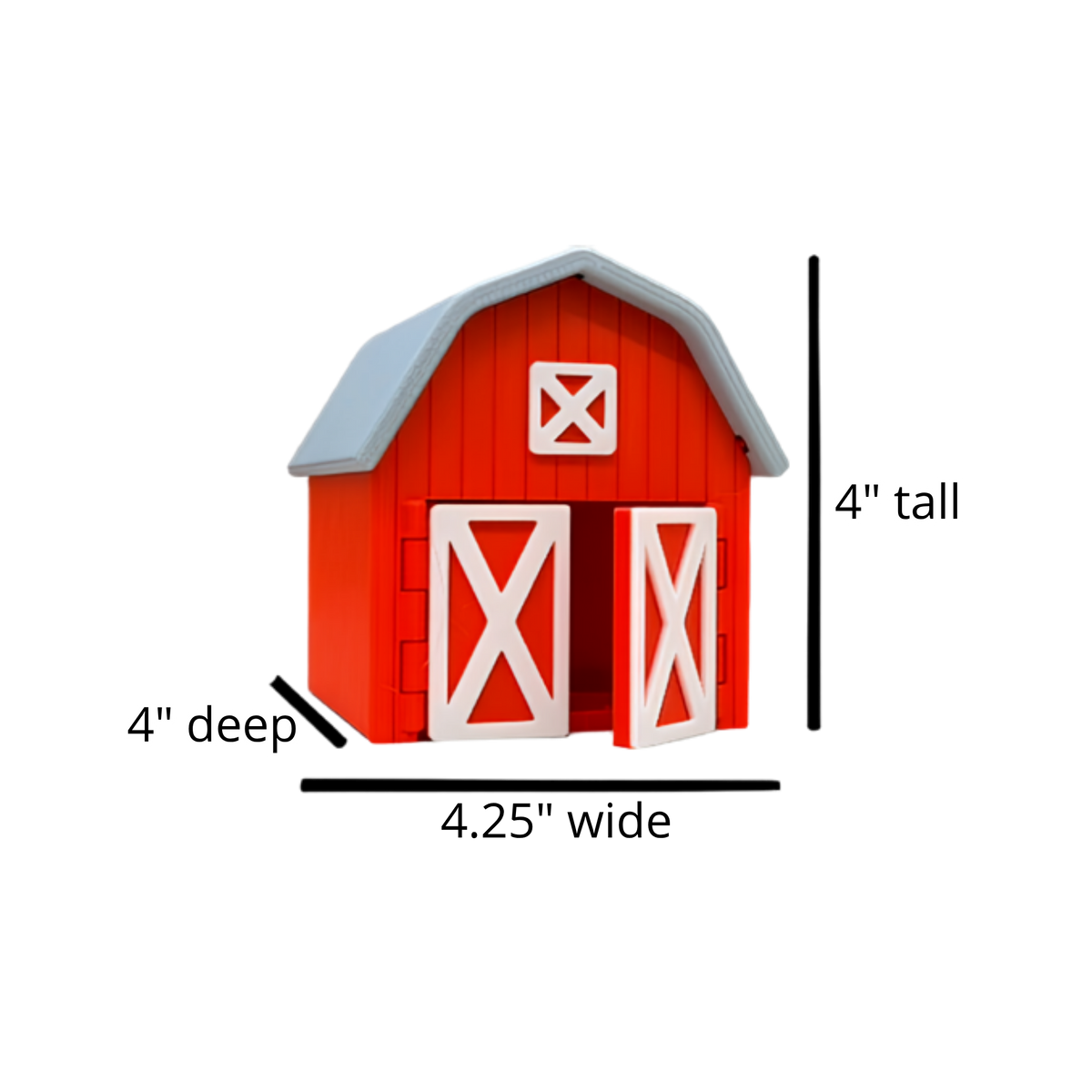 Red Barn Playhouse - Cozy Critter Barn
