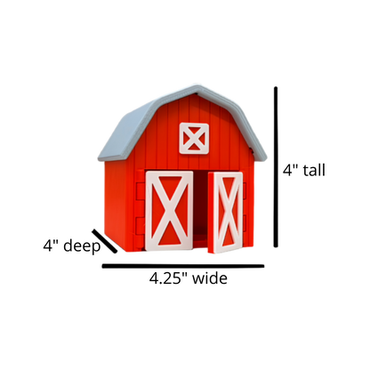 Red Barn Playhouse - Cozy Critter Barn