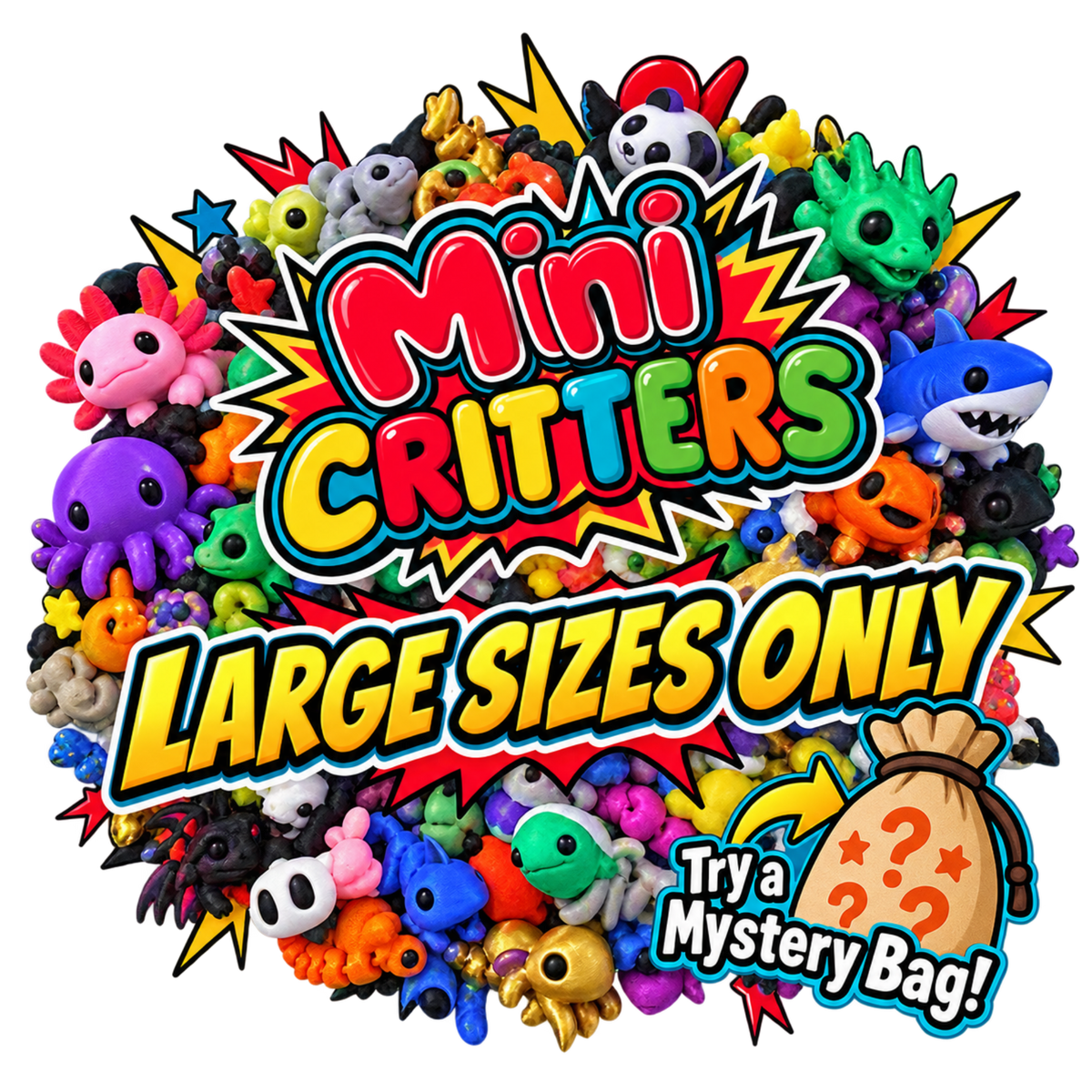 Mini Critters - Large Sizes Only